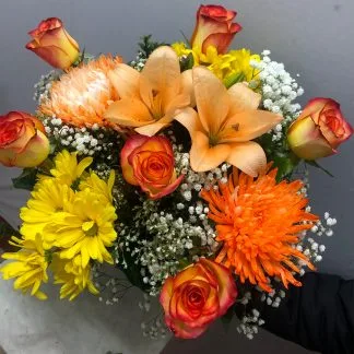 Half Dozen Orange Bouquet