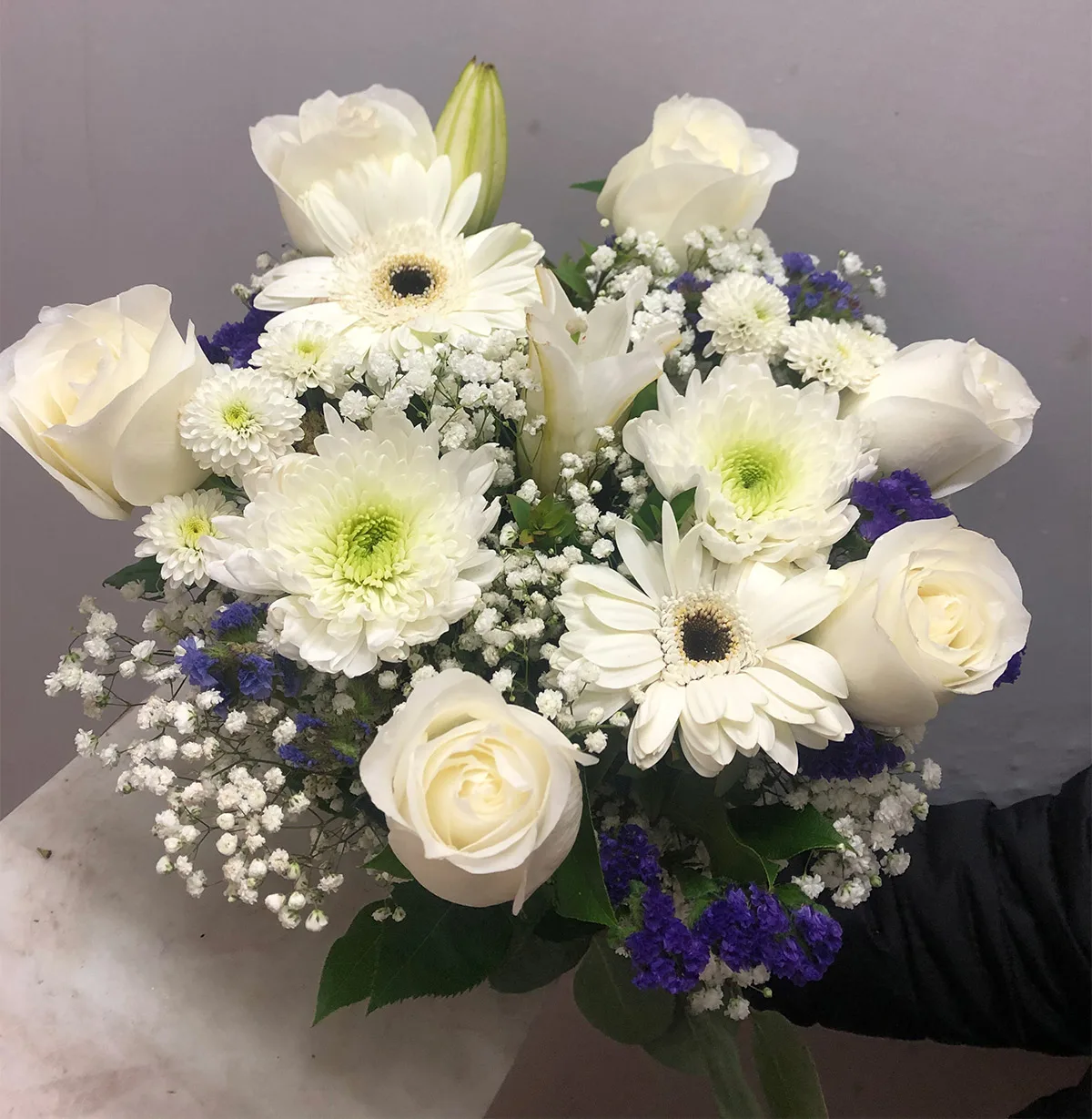 Half Dozen White Bouquet