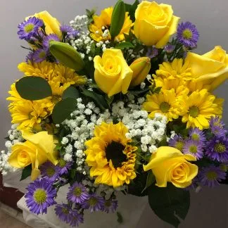 Half Dozen Yellow Bouquet