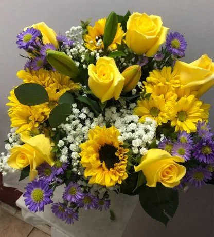 Half Dozen Yellow Bouquet