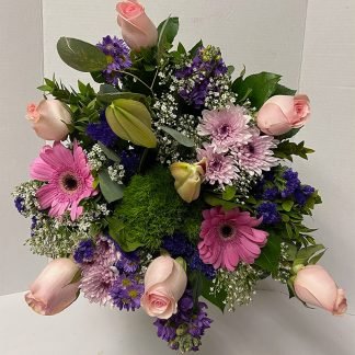 Half Dozen Pastel Rose Bouquet