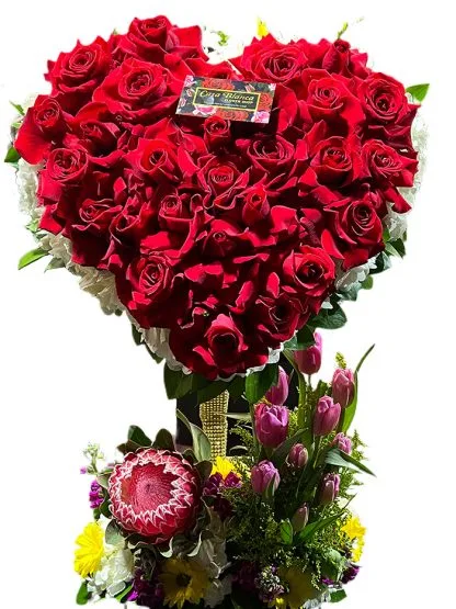 Heart of Roses Arrangement 2