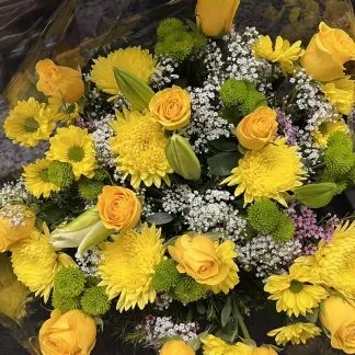 Dozen Yellow Rose Bouquet